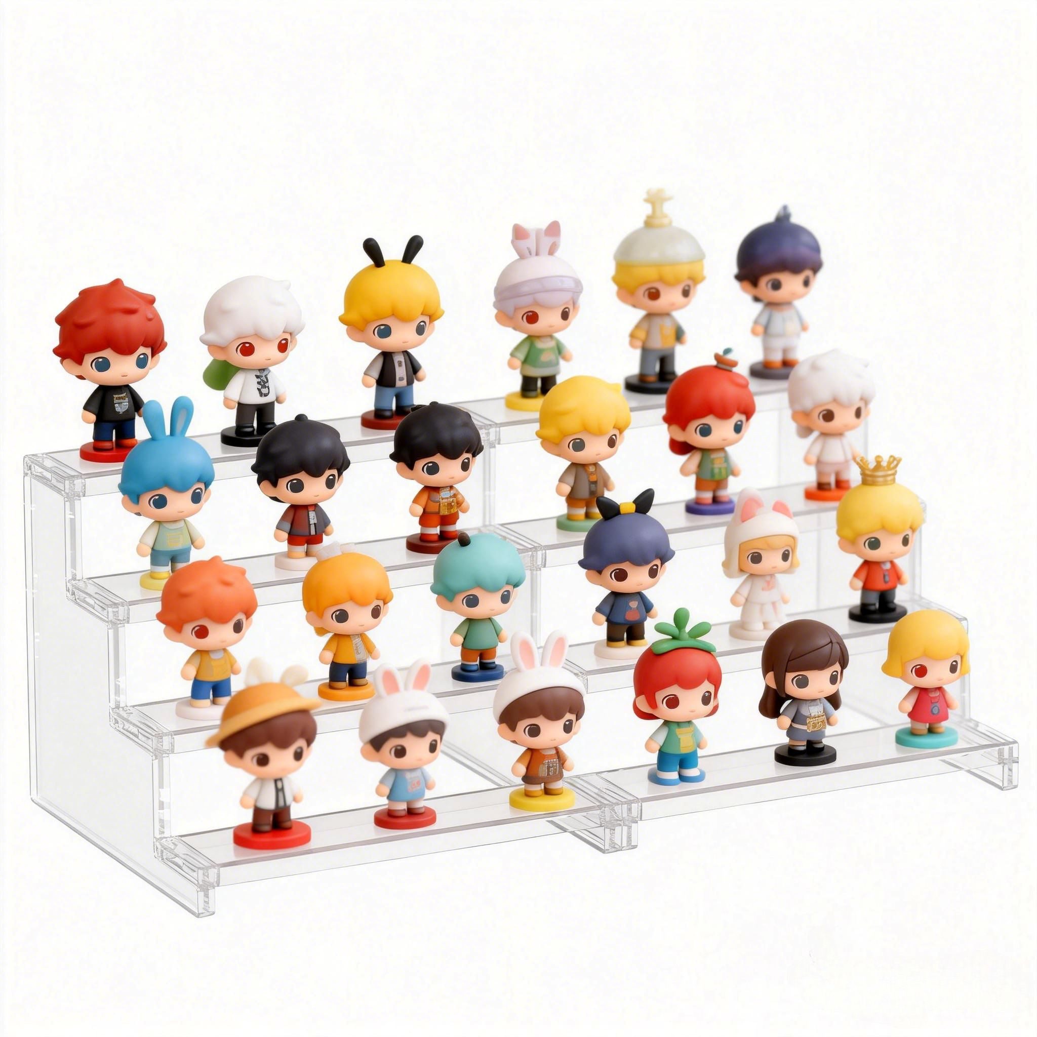 Lifewit Stufenregal Transparenter Kunststoff Ausstellungsständer zur kleine günstig online kaufen