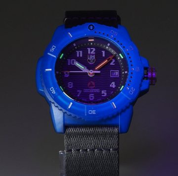 Luminox Schweizer Uhr Herren Uhr XS.8902.ECO, TIDE MATERIAL, BLUE/D.GREY Neu, Luminox Light Technology: Dauerhaftes Leuchten für bis zu 25 Jahre