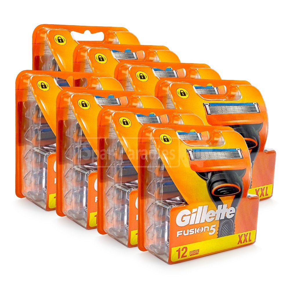 Gillette Rasierklingen Gillette Fusion 5 Rasierklingen, 12er Pack x 8