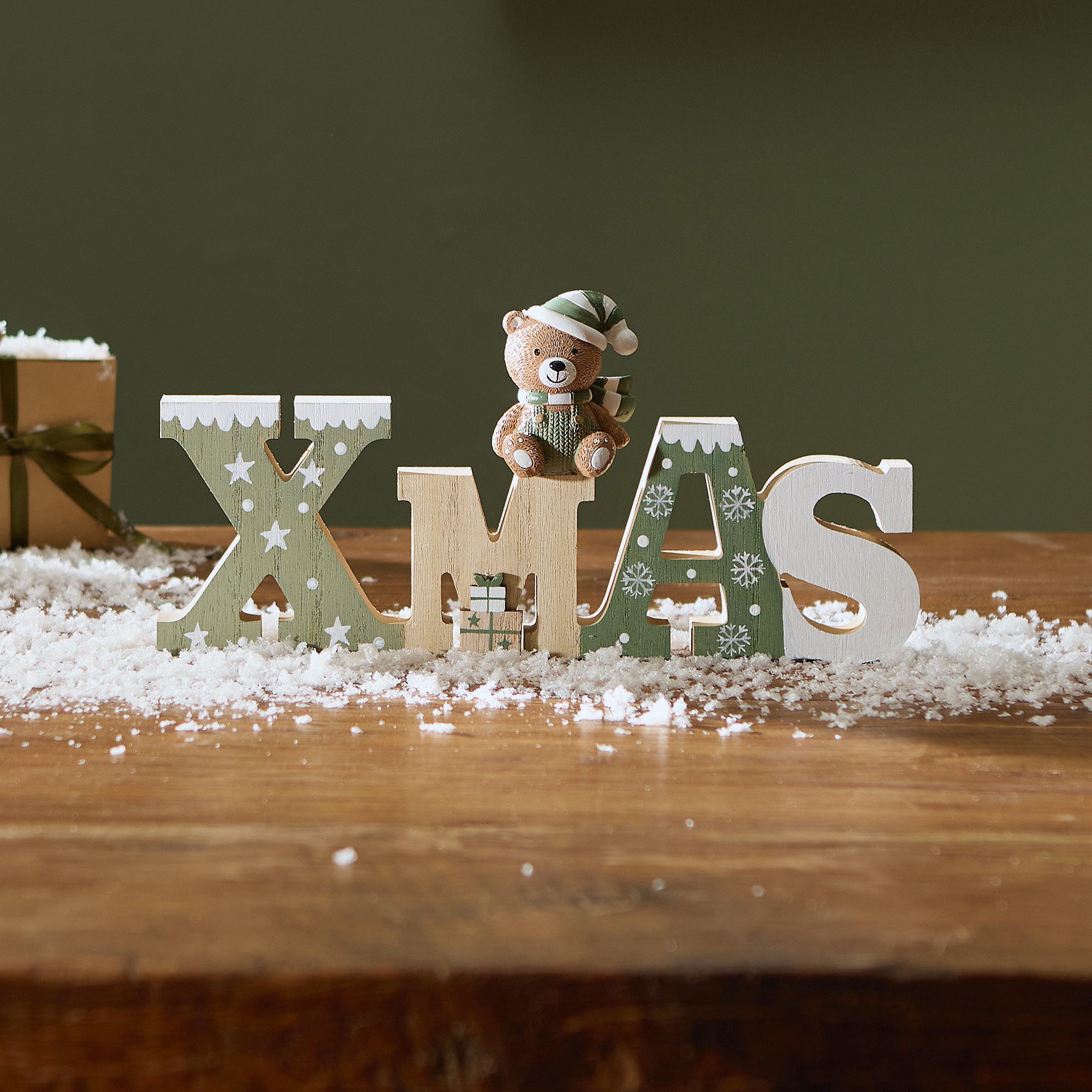 Wanddekoobjekt Deko-Schriftzug "XMAS", Schriftzug