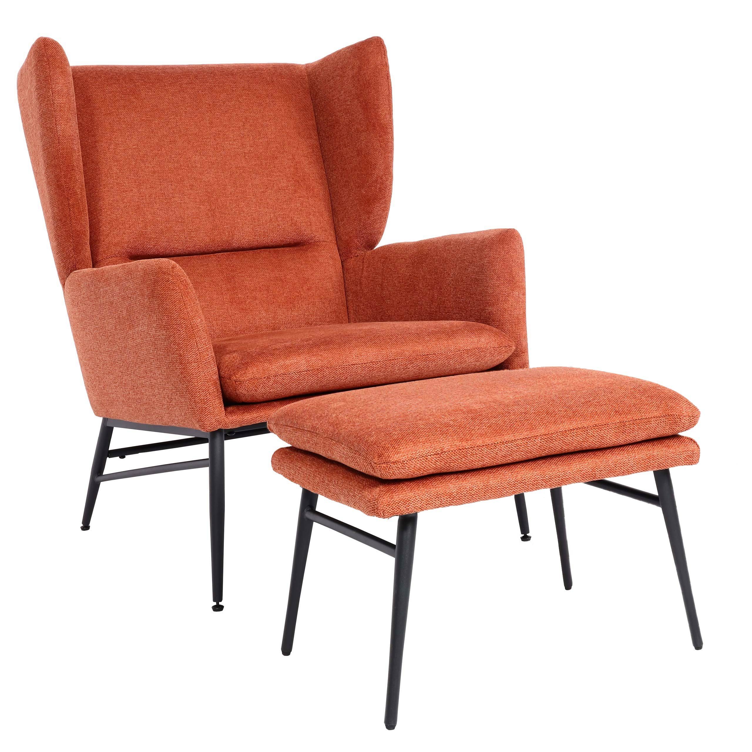 MCW Loungesessel MCWL62mO, Extra breite Sitzfläche, Sitzkissen abnehmbar