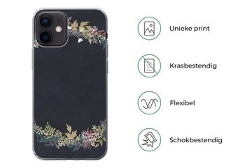 MuchoWow Handyhülle Girlande - Pastell - Sommer, Handyhülle Apple iPhone 12, Smartphone-Bumper, Print, Handy