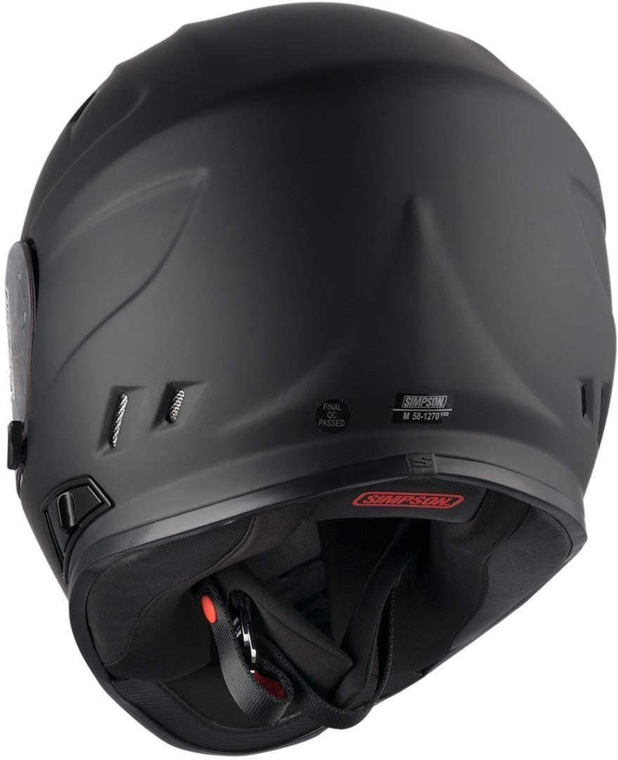 Simpson Motorradhelm Venom Helm, Integriertes Sonnenvisier