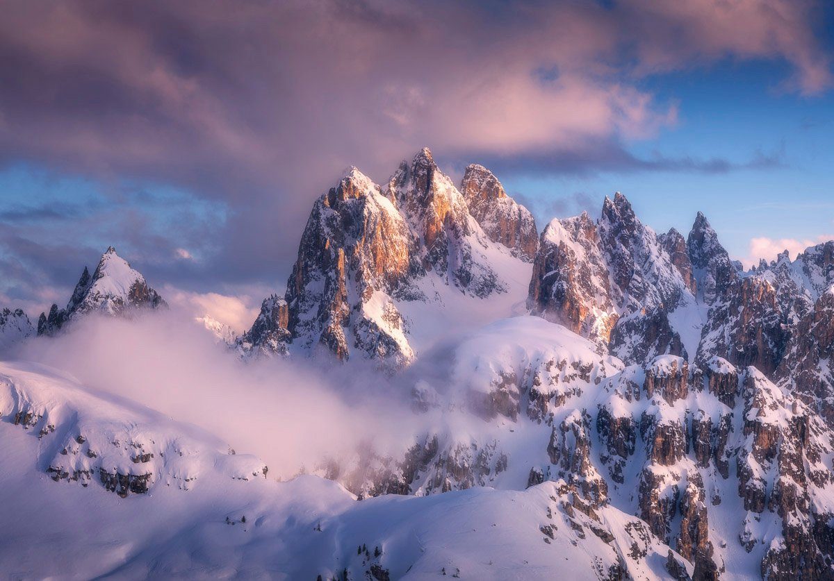 Fototapete Papermoon Schneeberge