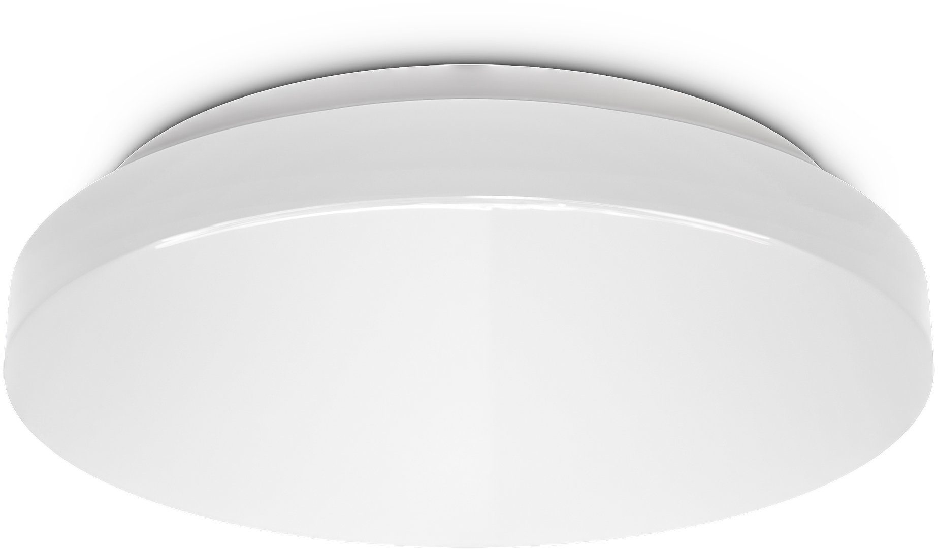 IP44, Deckenlampe, LED flach, rund, Schlafzimmer, integriert, Bad, Deckenleuchte, LED B.K.Licht Küche, Neutralweiß, fest Flur