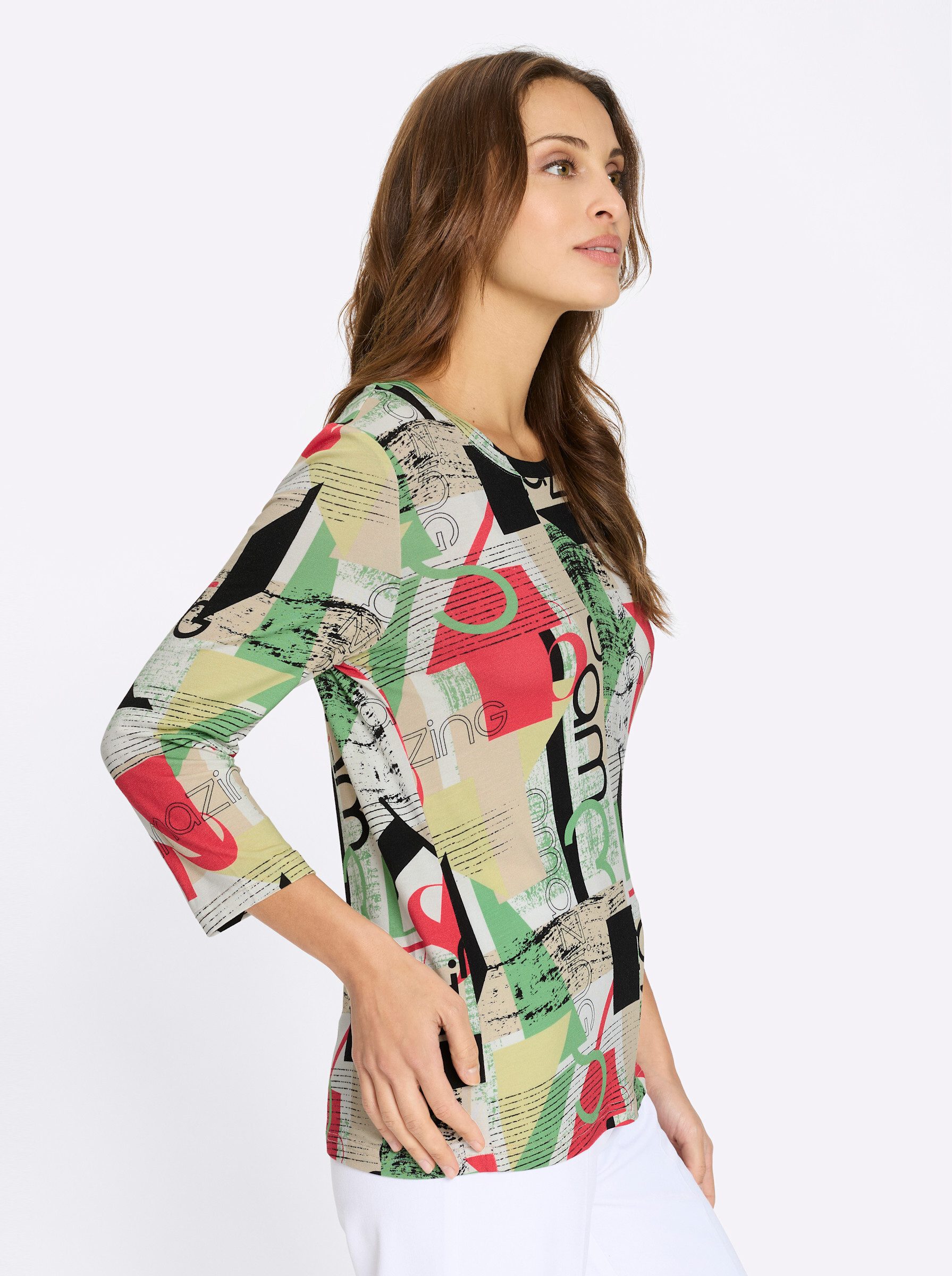 Witt T-Shirt Print-Shirt 3/4-Arm