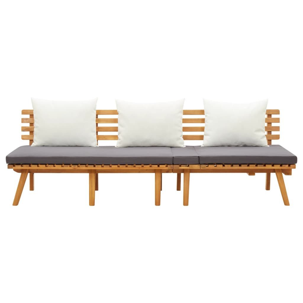 vidaXL Bett Garten-Tagesbett 200x65 cm Massivholz