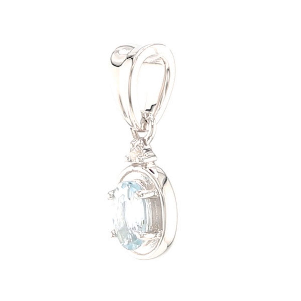 Cavill Kettenanhänger Amblygonit Silber-Anhänger, Brasilien 0,383 ct (1-tlg)