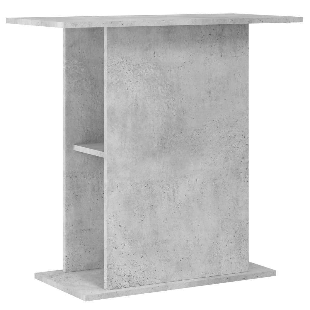 Aquariumunterschrank Aquariumständer Betongrau 36x75x72,5 cm Spanplatte Aquarium Unterstand