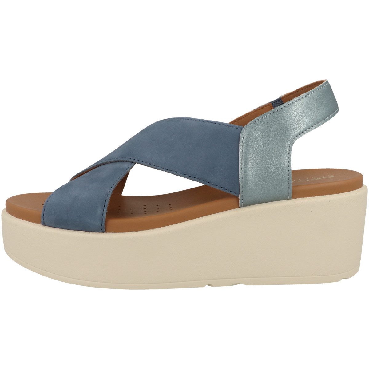 Geox D Xand 2.2S B Damen Keilsandalette Pumps, Wedges, Sandalette, Keilabsatz, Sandale