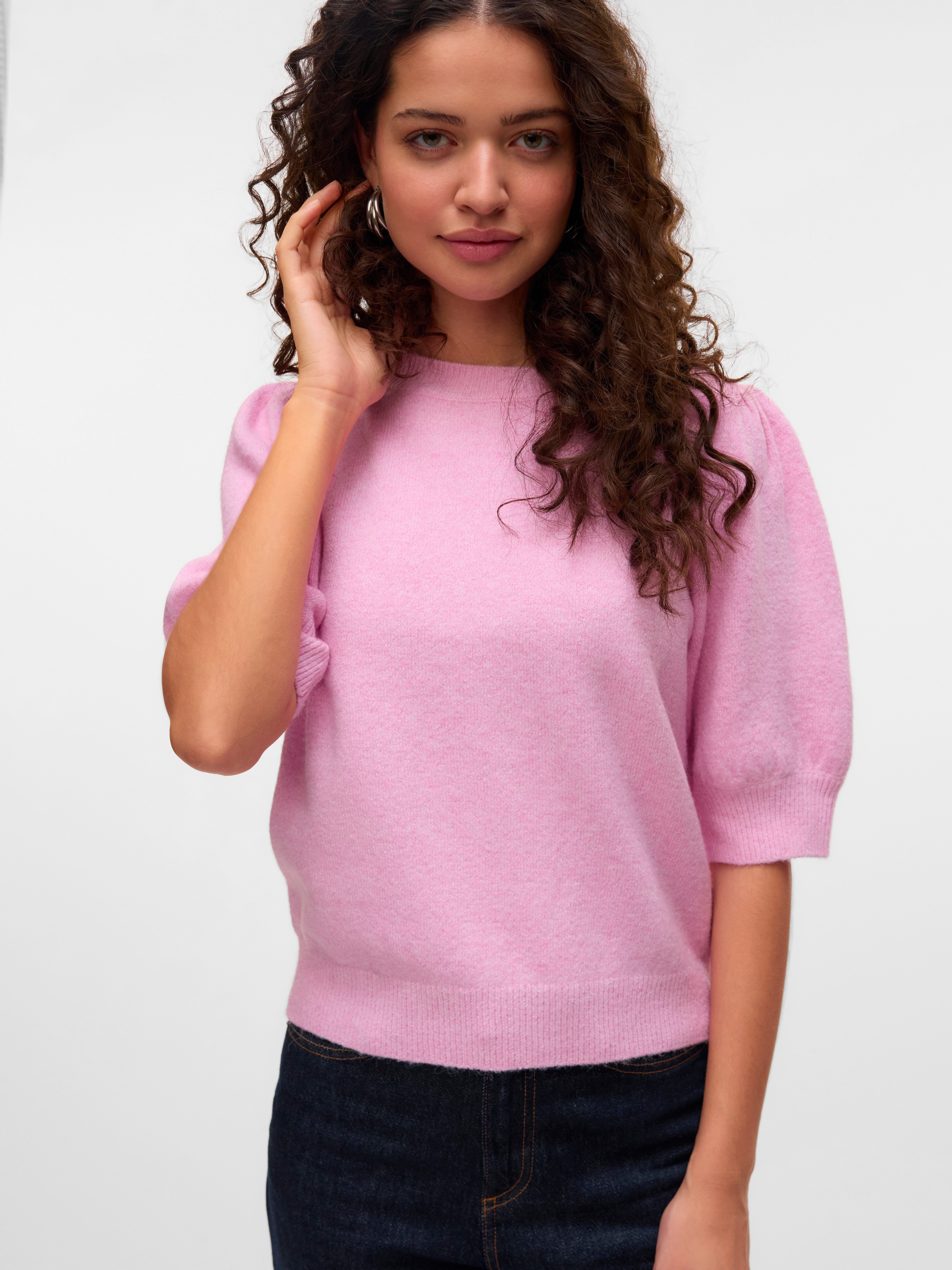 Vero Moda Strickpullover VMDOFFY 2/4 O-NECK günstig online kaufen