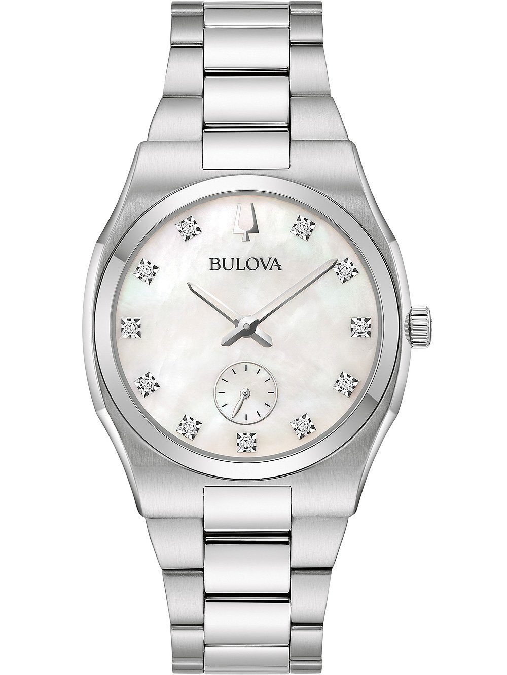 Quarzuhr Bulova 96P242 Surveyor Damenuhr 34mm 3ATM Bulova 96P242 Surveyor Damenuhr 34mm 3ATM