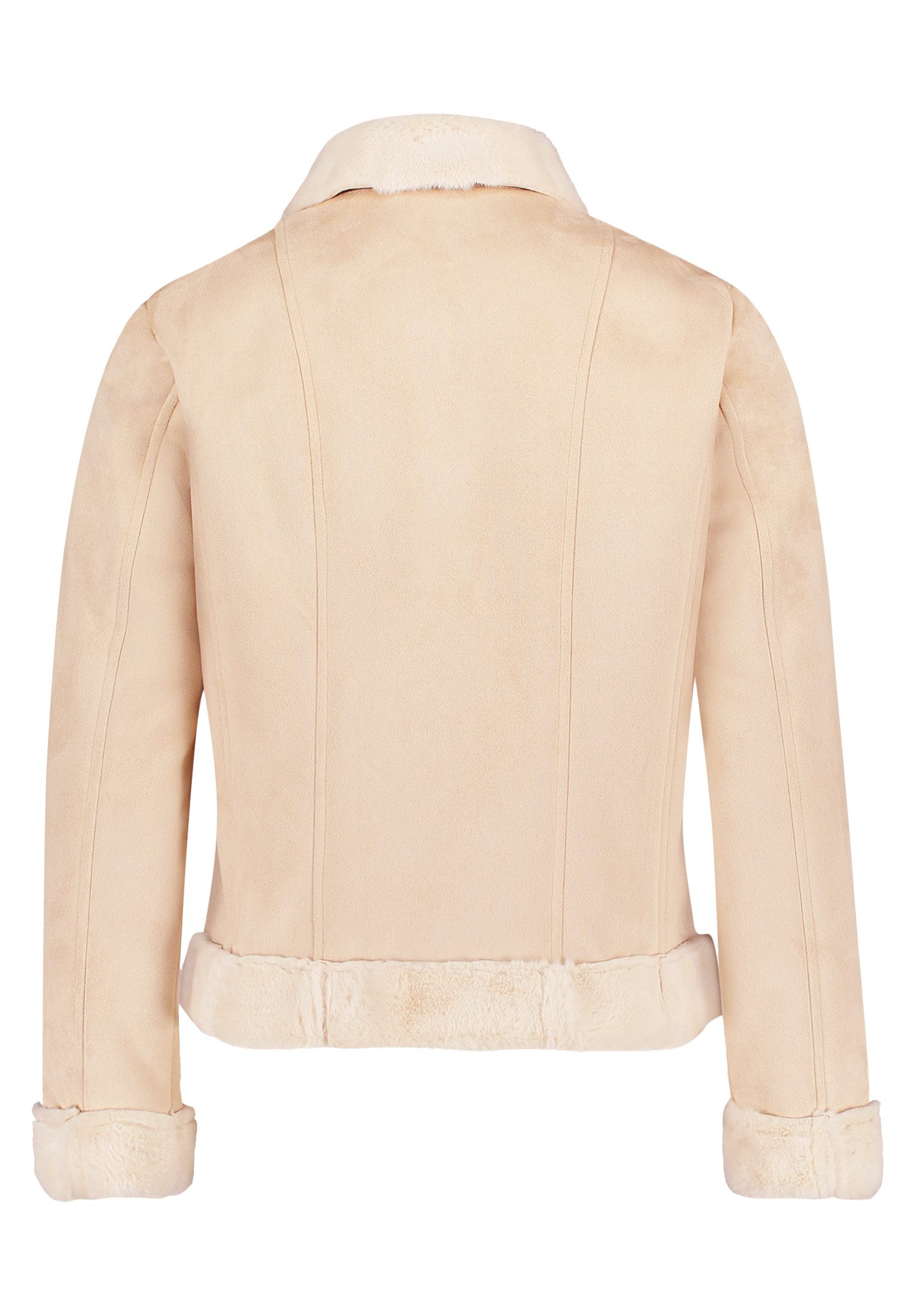 Cartoon Jackenblazer Damen mit Kunstfellkragen