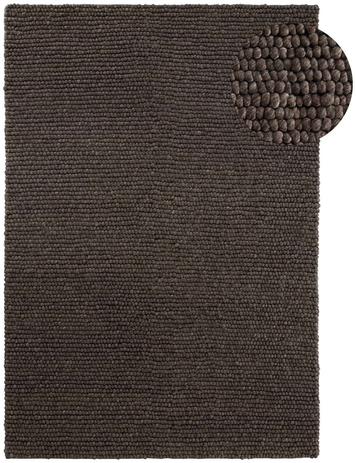 TaraCarpet Wollteppich TaraCarpet Bubble Moderner Schlingenteppich günstig online kaufen