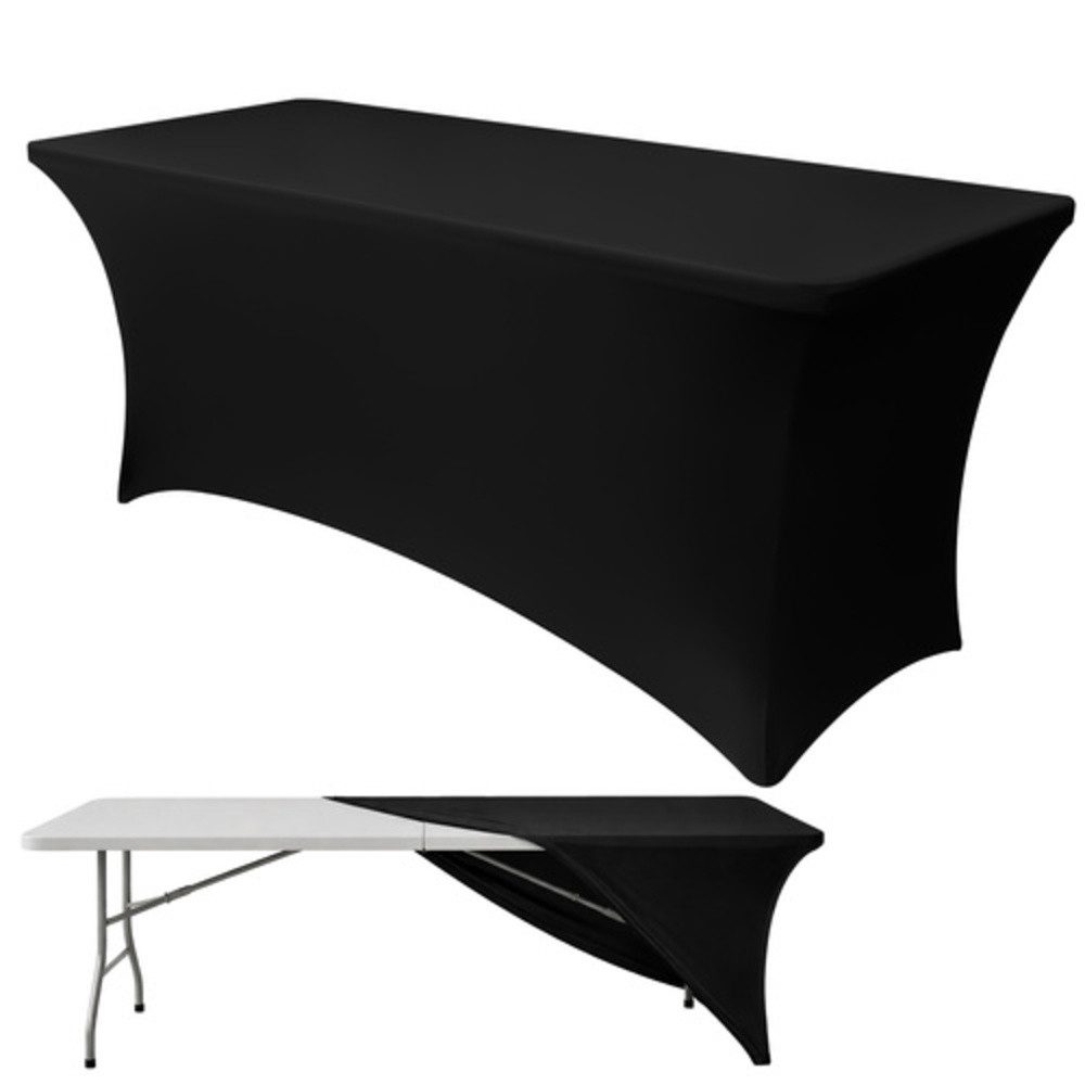 Ruhhy Tischdecke Bankett-Tischdecke Gartentischdecke 183x75x75cm (Spar-Set 1-tlg, elastisch), 30 °C maschinenwaschbar und absolut bügelfrei