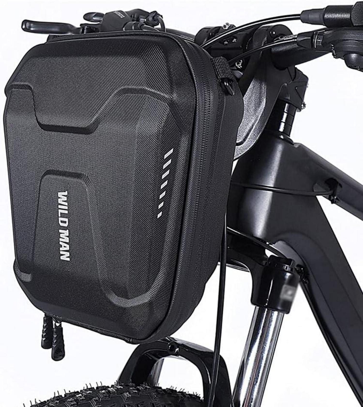 Fahrrad-Gepäckträger Fahrrad Lenkertasche wasserdichte Eva Hartschale 3L multifunktional