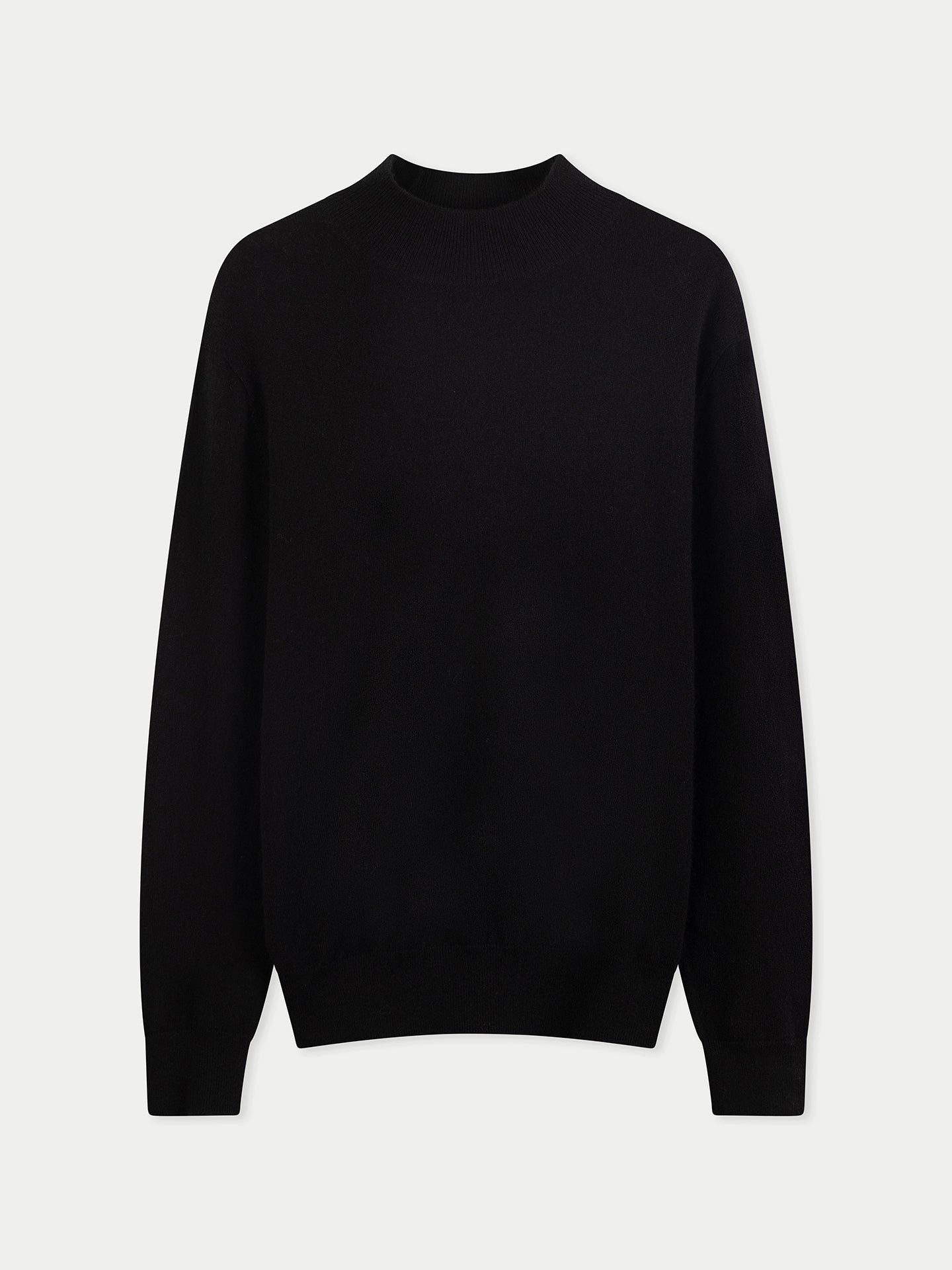 GOBI Cashmere Rundhalspullover Zeitloser Kaschmirpullover mit Stehkragen