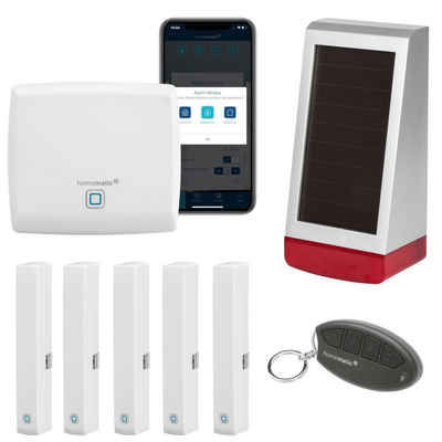 Homematic IP Starter Set Sicherheit - Smart Home Alarmanlage für Haus und Wohnung. Smart-Home Starter-Set