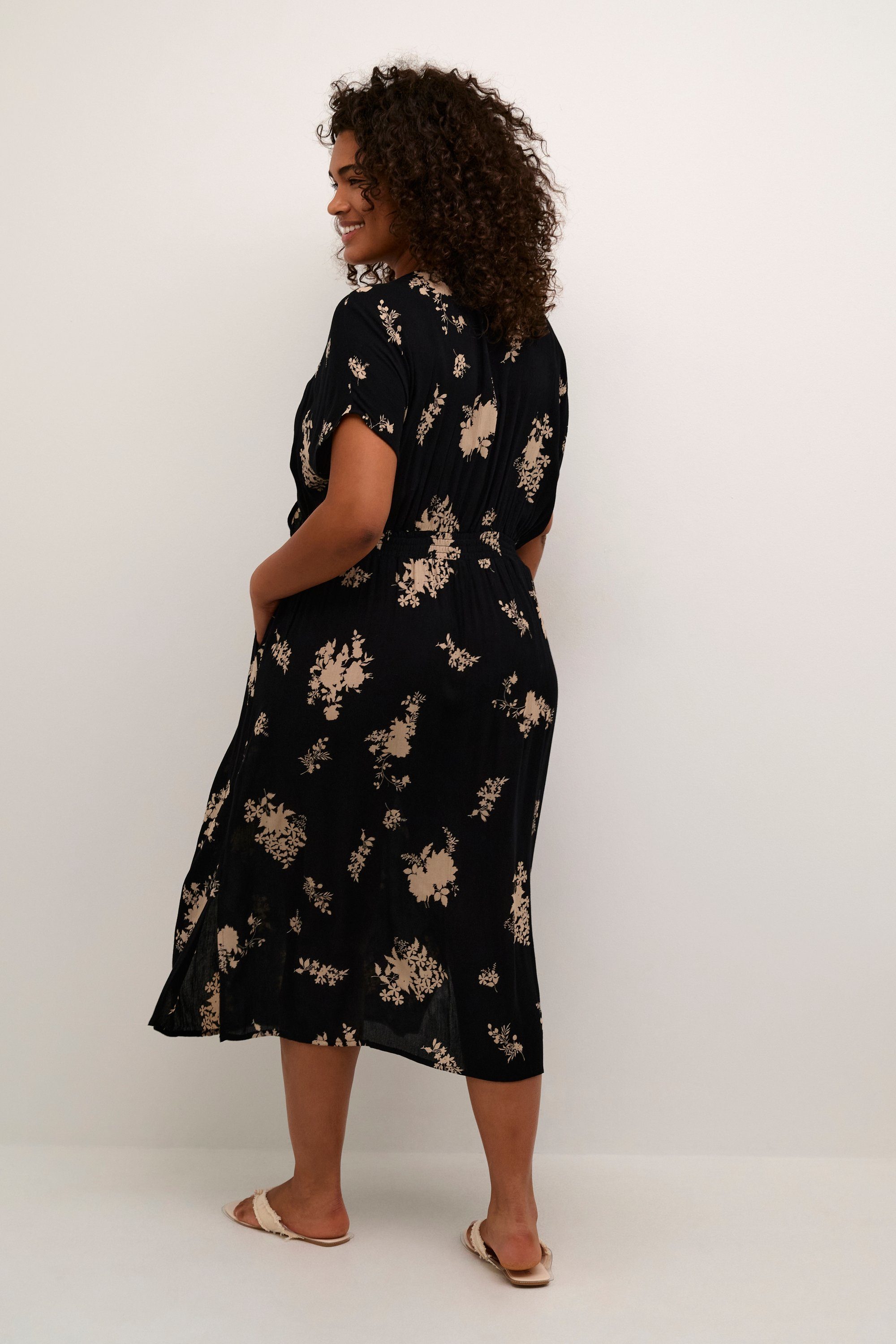 KAFFE Curve Blusenkleid Kleid KCjenna Große Größen