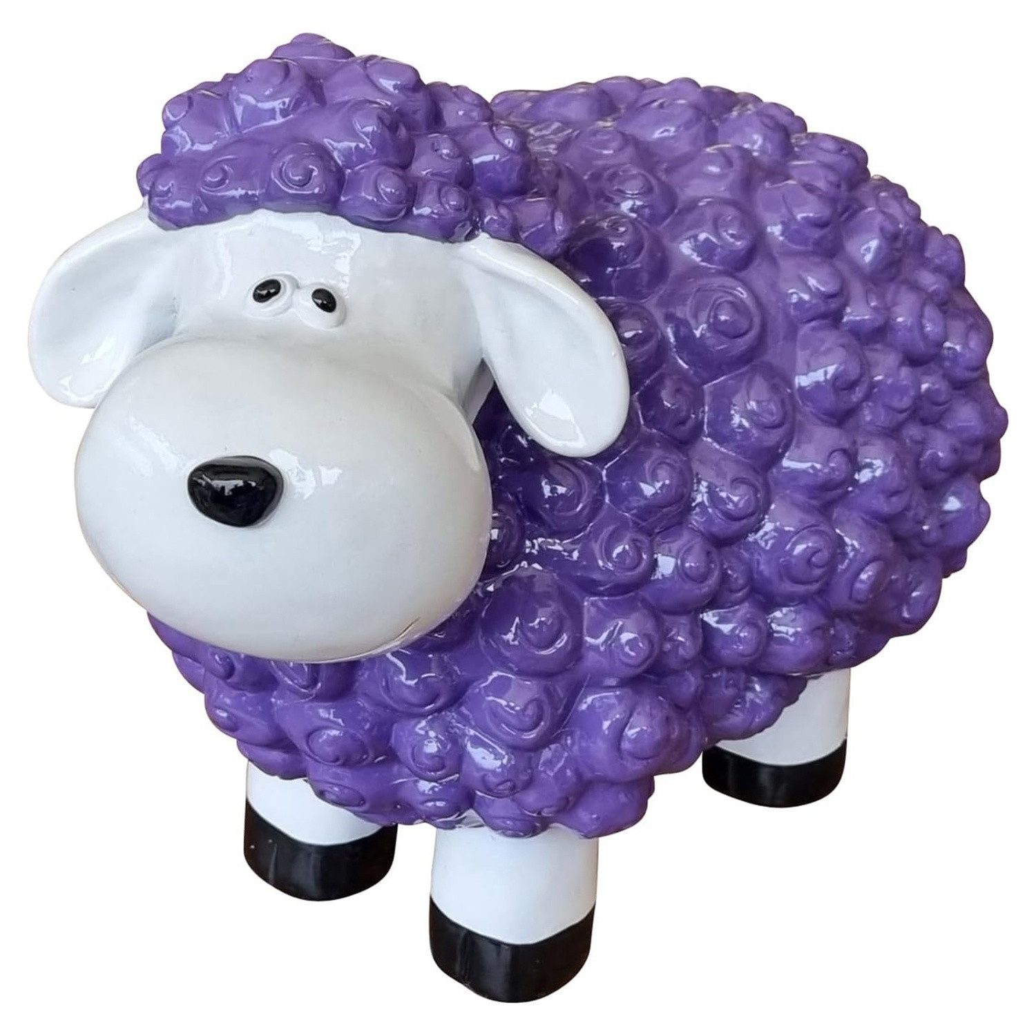 Fachhandel Plus Tierfigur Lustige Tierdeko Schaf klein bunt versch. Farben auswählbar (1 St), Charmante Tierfigur