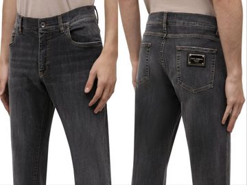 DOLCE & GABBANA 5-Pocket-Jeans DOLCE GABBANA JEANS DENIM COMFORT PANTS HOSE TROUSERS 5 POCKETS METAL