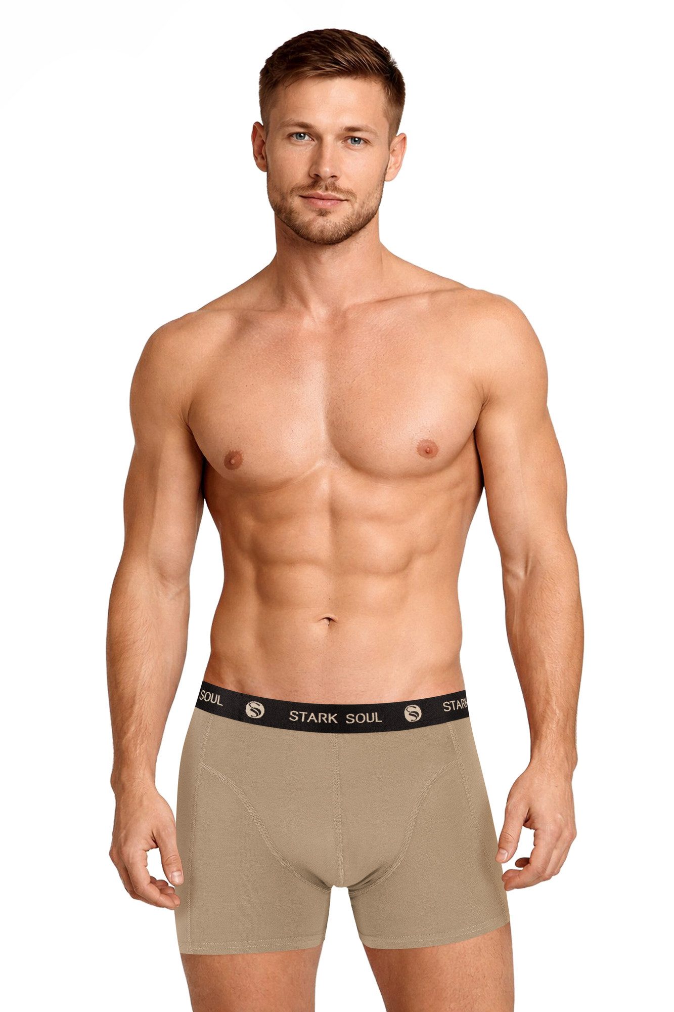 Stark Soul® Boxershorts Herren Boxershorts, 3er Pack, Retroshorts, Trunks - weiche Baumwolle 3er-Pack – Bild 2 von 5