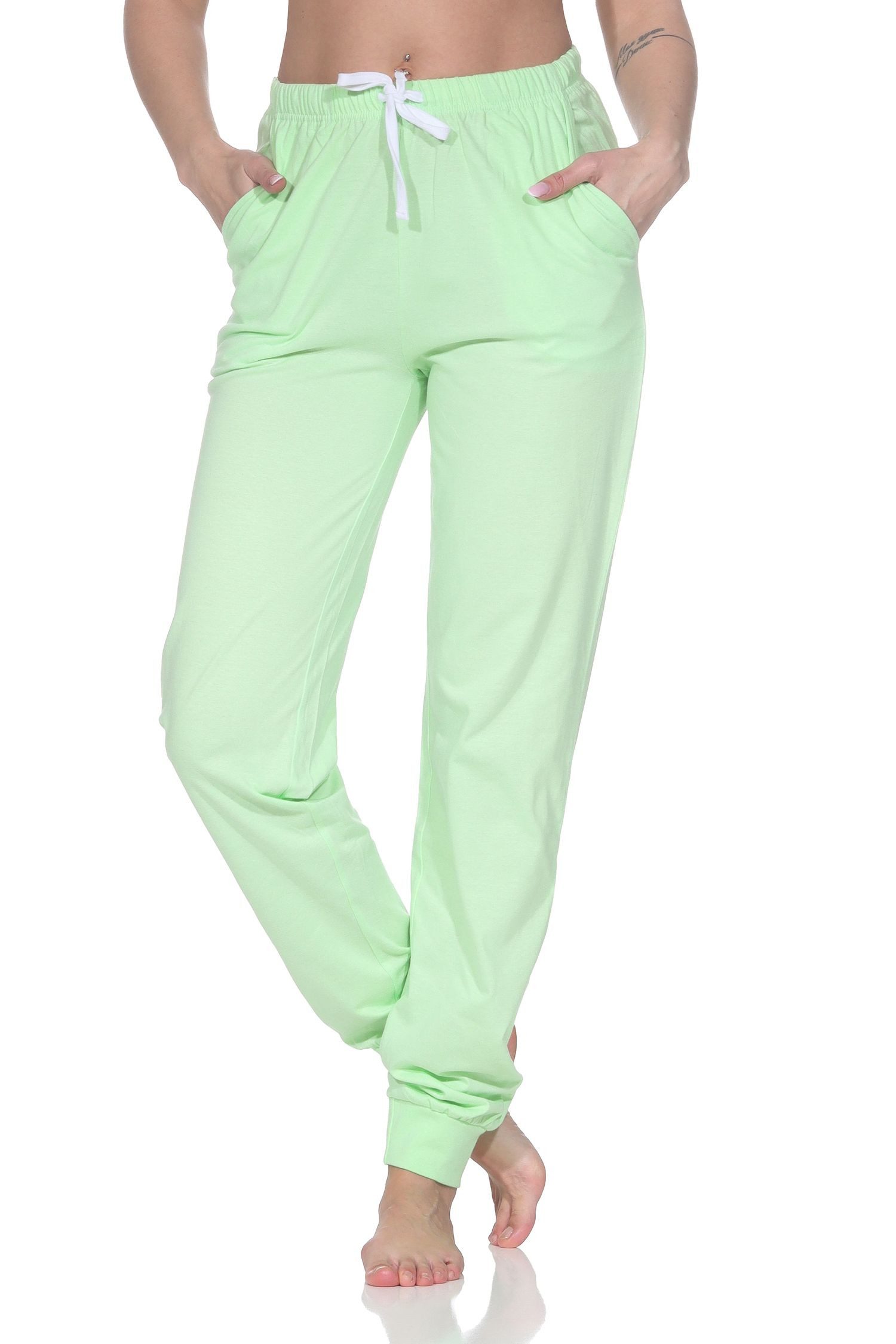 Normann Relaxanzug Damen Pyjama Hose lang Mix & Match - perfekt zu kombinieren