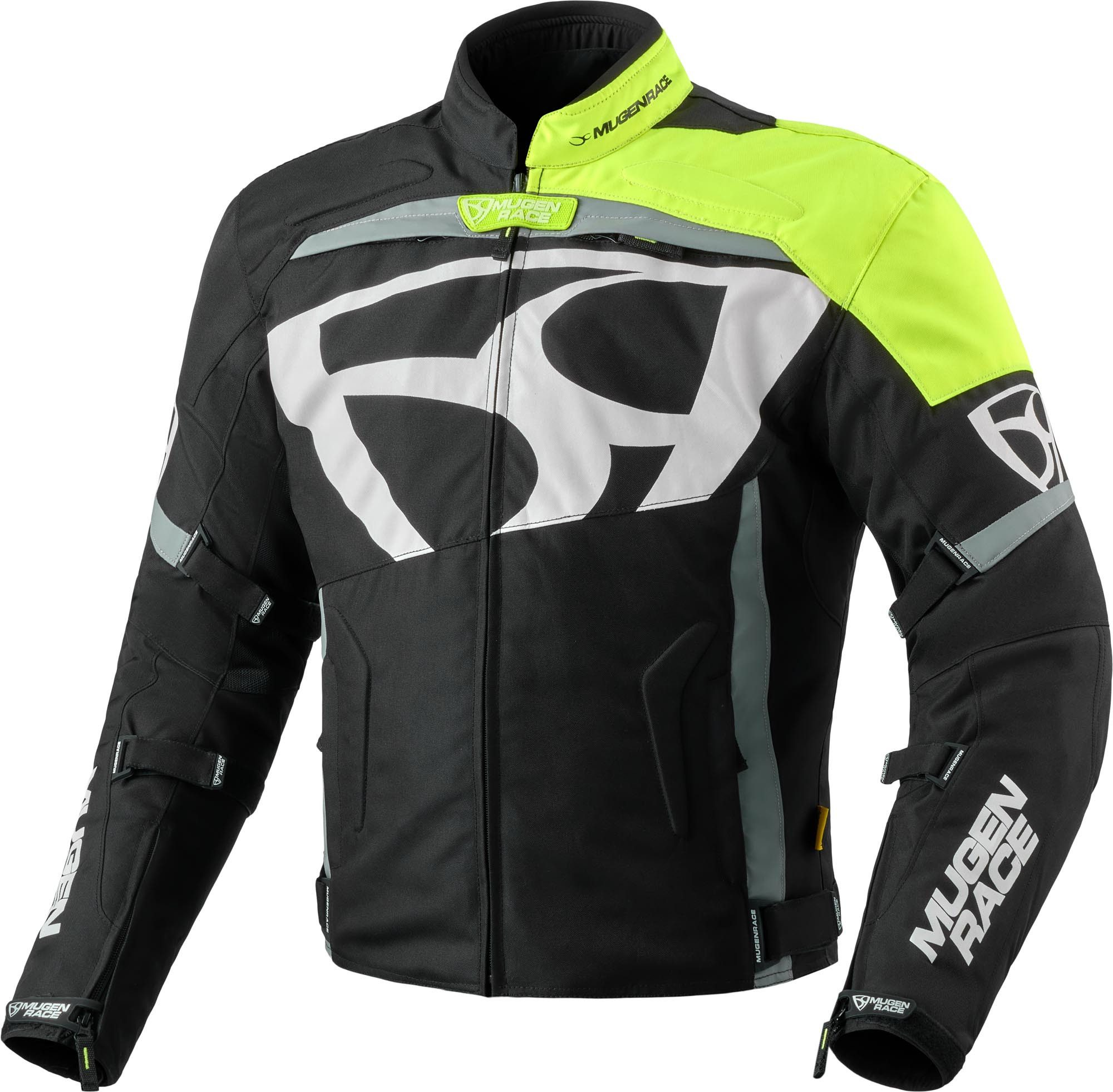 MUGENRACE Motorradjacke Aggressore-T wasserdichte Motorrad Textiljacke Ellenbogenprotektoren enthalten,herausnehmbares Innenfutter,herau