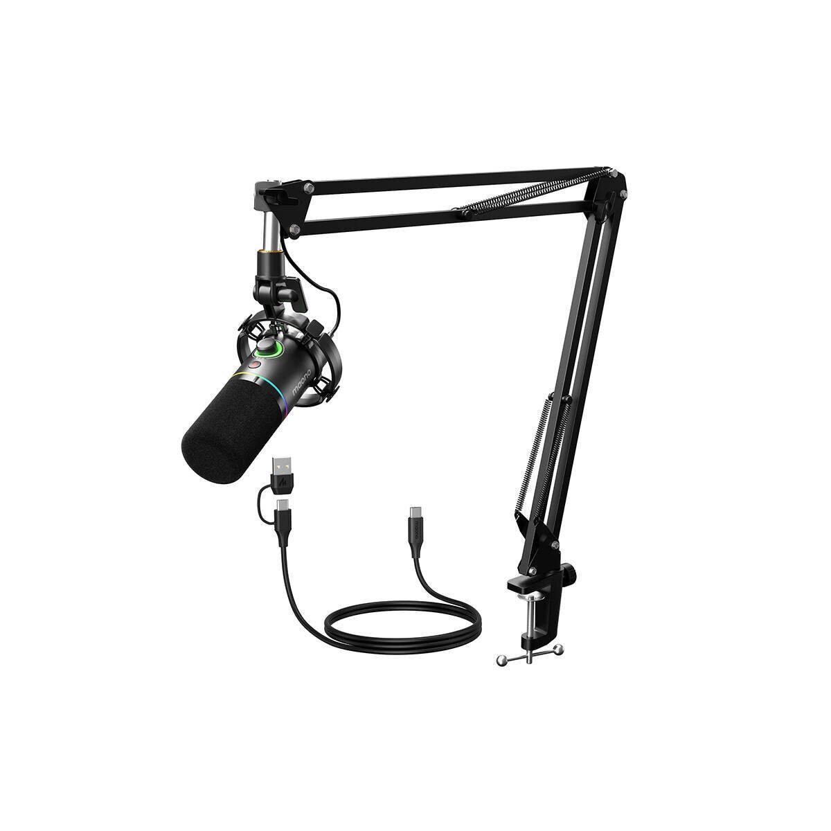 Maono Streaming-Mikrofon Maono PD200XS dynamisches Mikrofon schwarz