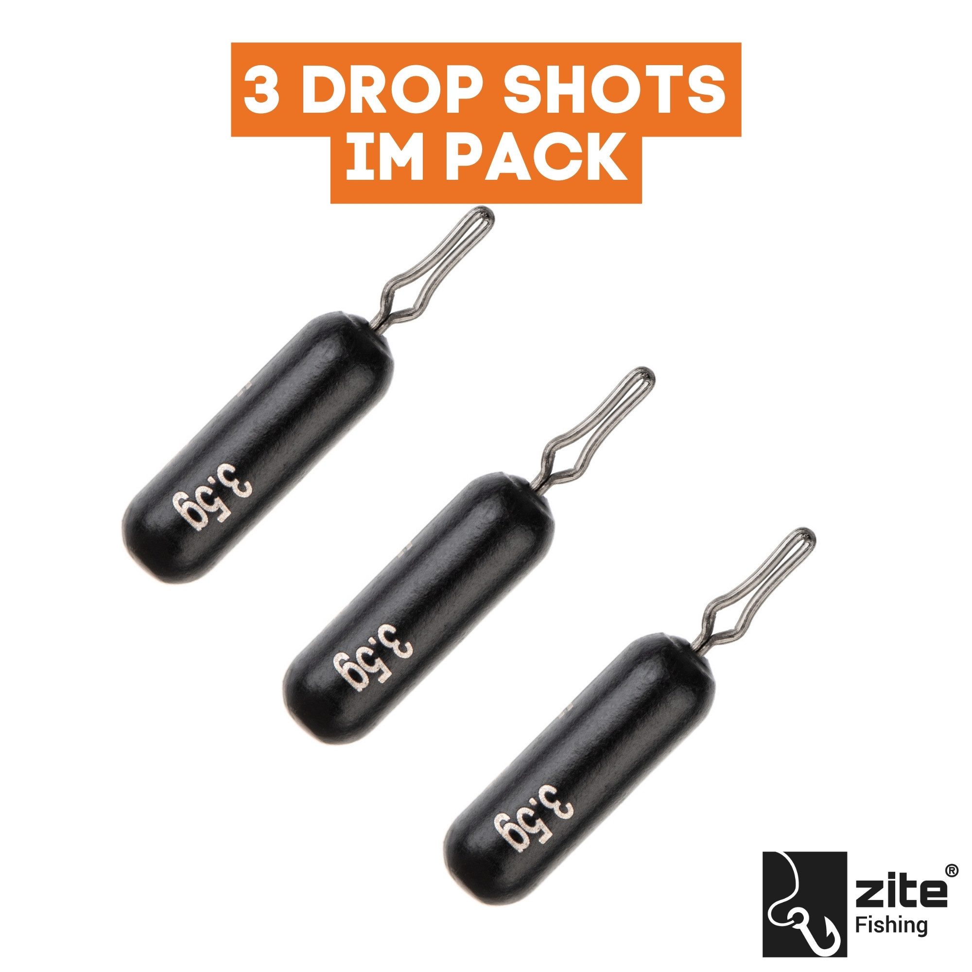 Zite Angelgewicht Tungsten Drop Shot Gewichte 3,5-14g Stabform Beschichtung Dropshot-Rig