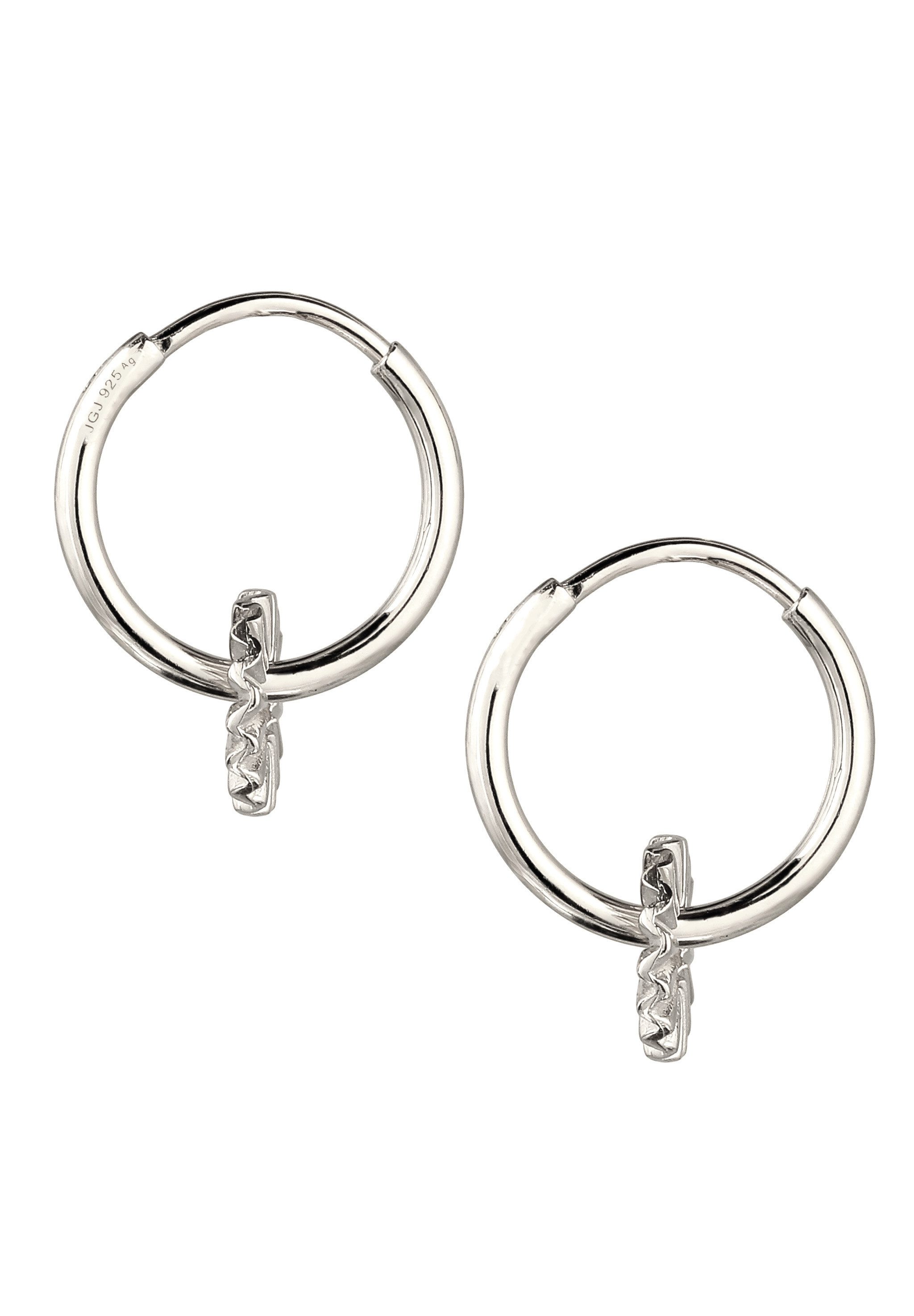 Elli Paar Creolen Creole Sun Symbol Sonne 925 Sterling Silber