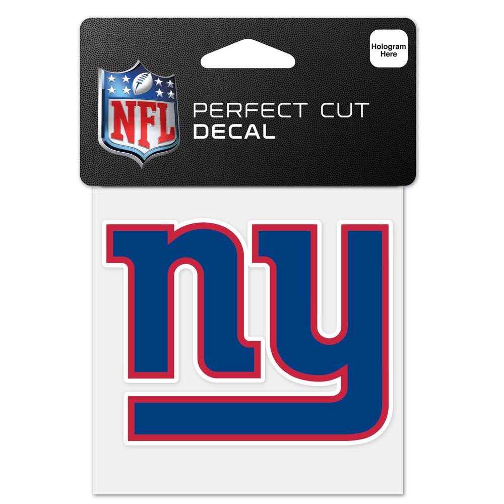 WinCraft Wanddekoobjekt Giants NFL Aufkleber 10x10cm New York