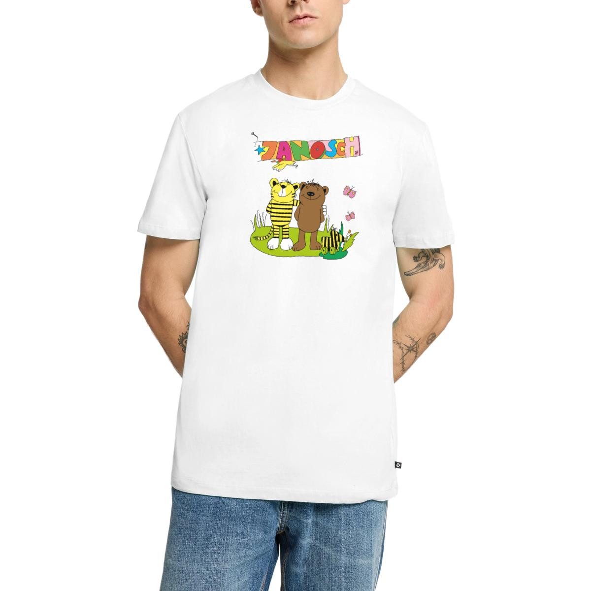 T-Shirt Janosch Tiger und Bär Freundschaft Männer Premium T-Shirt