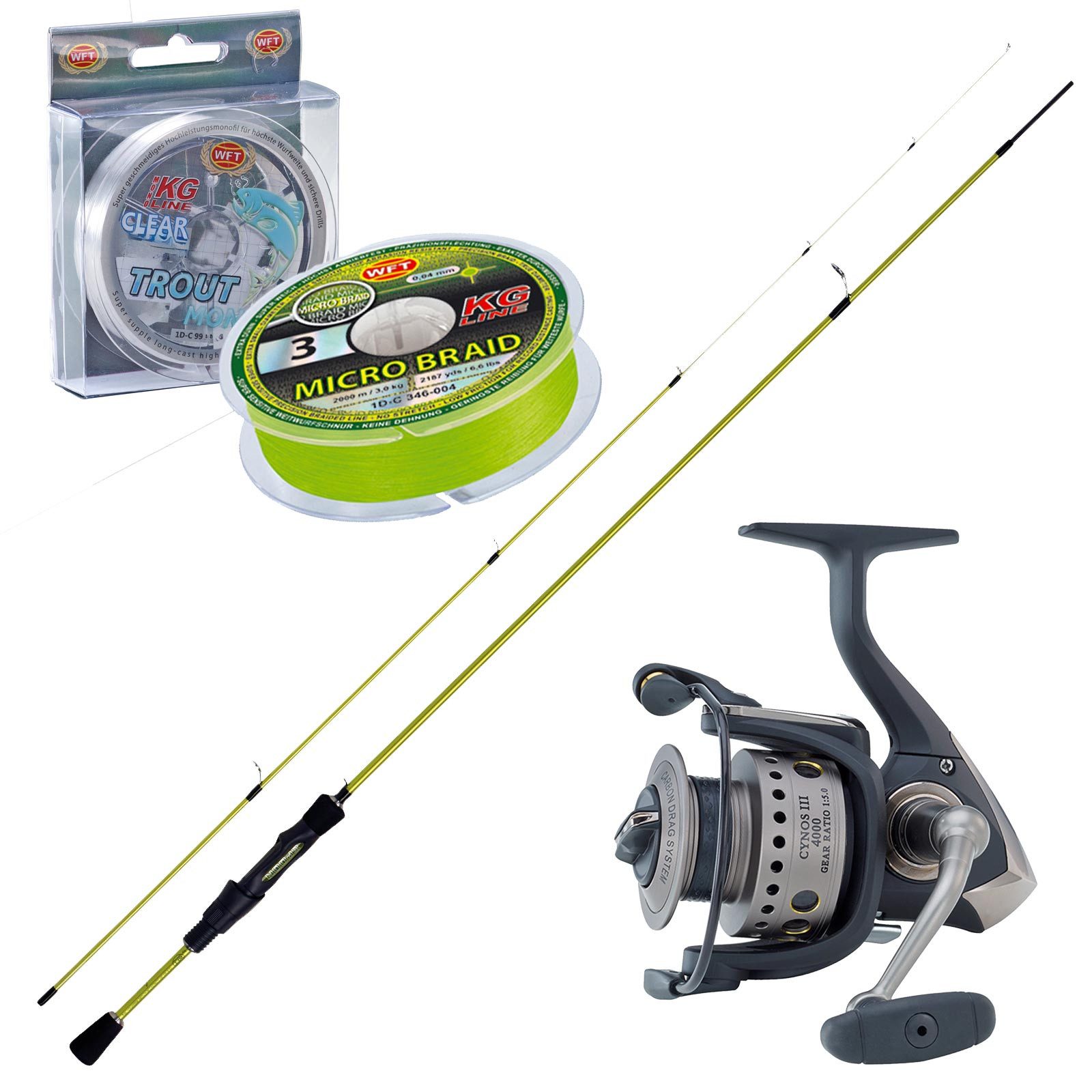 WFT Spinnrute, WFT Forelle Spoon Combo