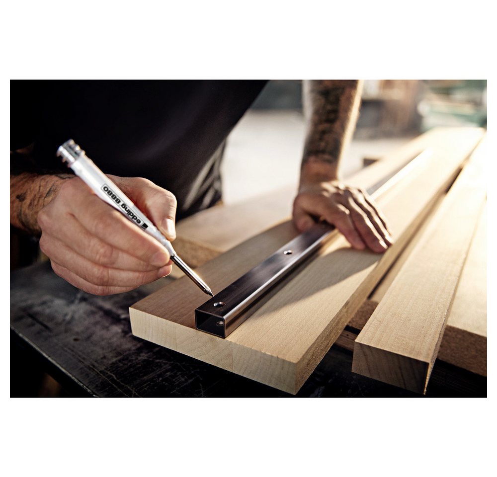 Thumbnail - edding Marker Edding DIY Baumarker Graphit 4-8880-8881 Tieflochmarker Grau, Weiß 1