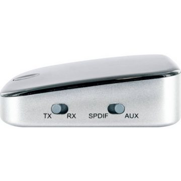 Schwaiger DAR100513 Bluetooth Musik Empfänger & Sender Bluetooth-Adapter, integrierter Akku