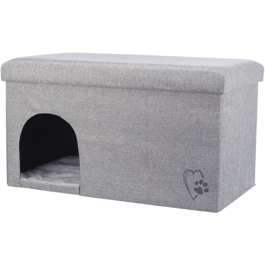 TRIXIE Tierhöhle Höhle Kimy - hellgrau - 72 × 40 × 40 cm