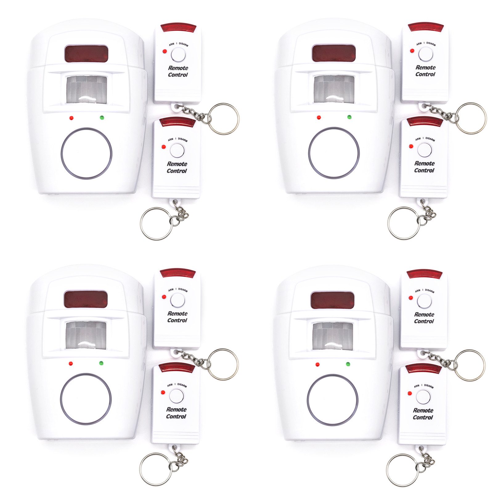 Adapter Universe Set 4x Sensor Alarmanlage Sicherheit System Bewegungsmelder Alarm Alarmsirene