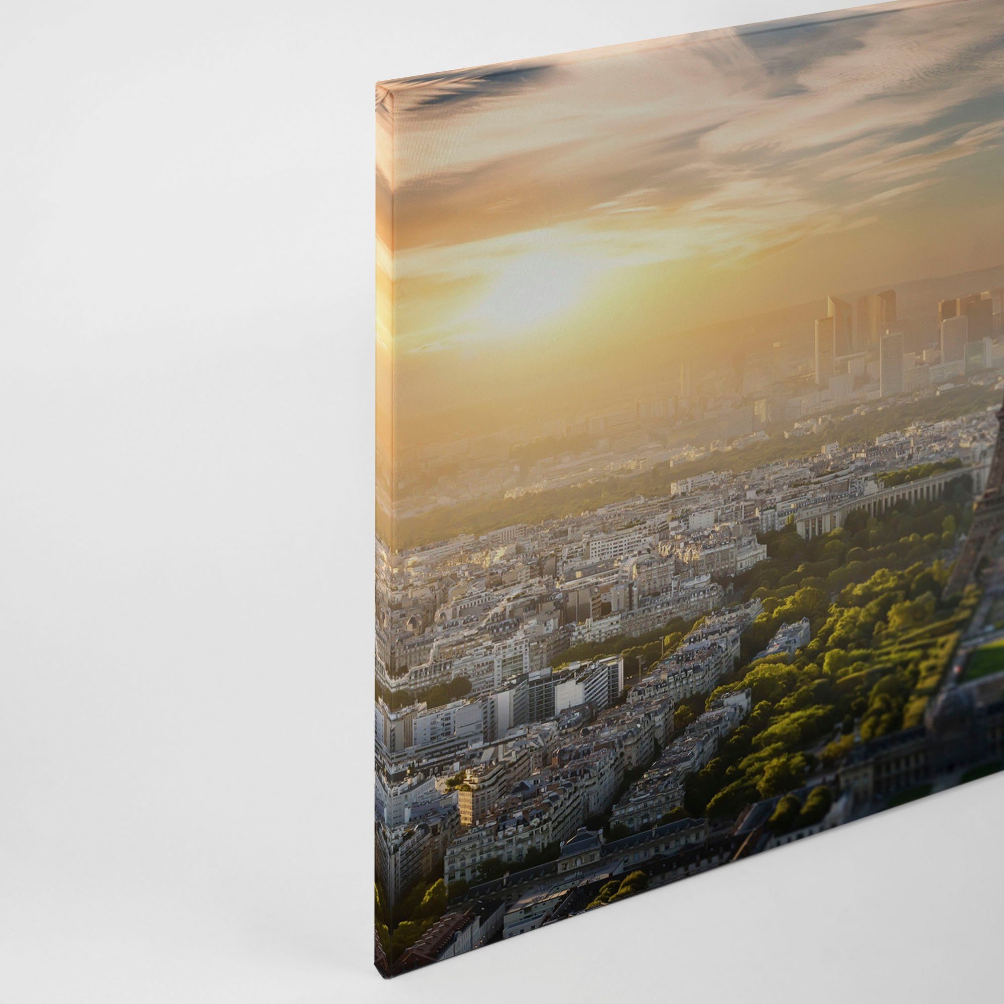 A.S. Création Leinwandbild Eiffel Tower, Kinder, Kunst, Paris (1 St), Paris Keilrahmen Bild Eiffelturm Leinwand-Bild Wohnzimmer modern Wand