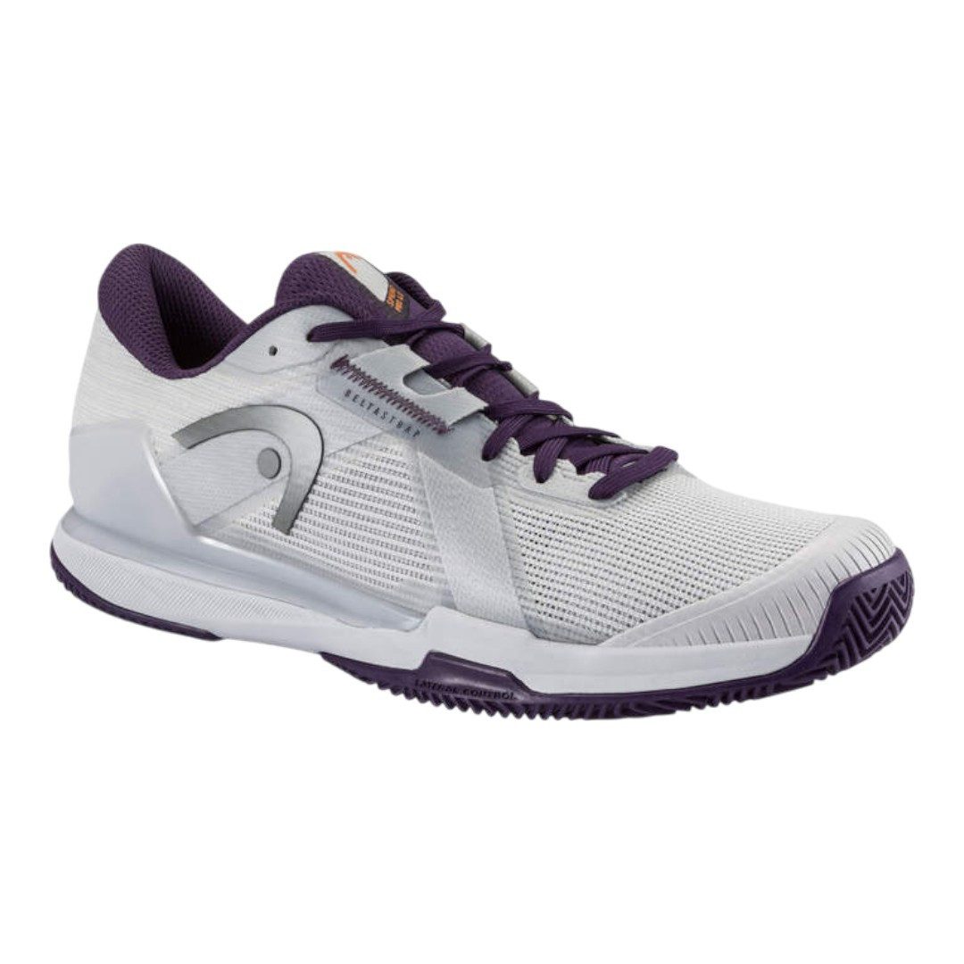 Head Sprint Pro 4.0 Clay/Sandplatz 2026 hellgrau/purple Herren Tennisschuh