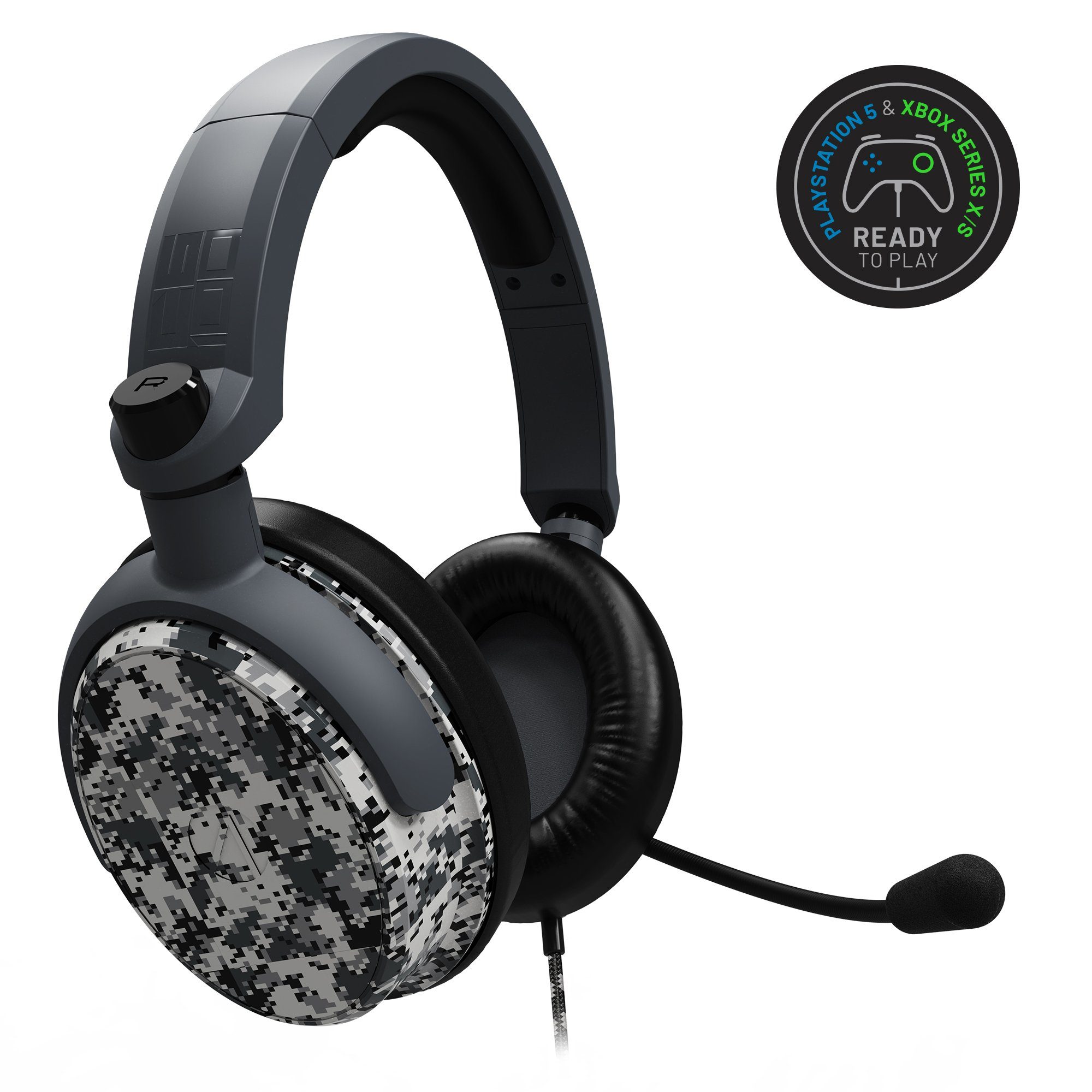 Camo Gaming-Headset camouflage C6-100 Multiformat grau Stealth Headset Gaming