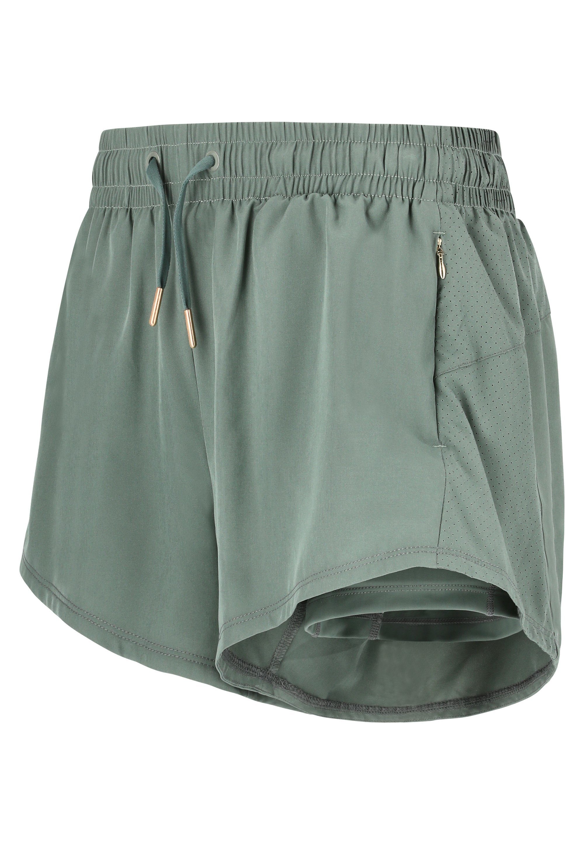 Eslaire ENDURANCE Taschen Shorts dunkelgrün praktischen mit