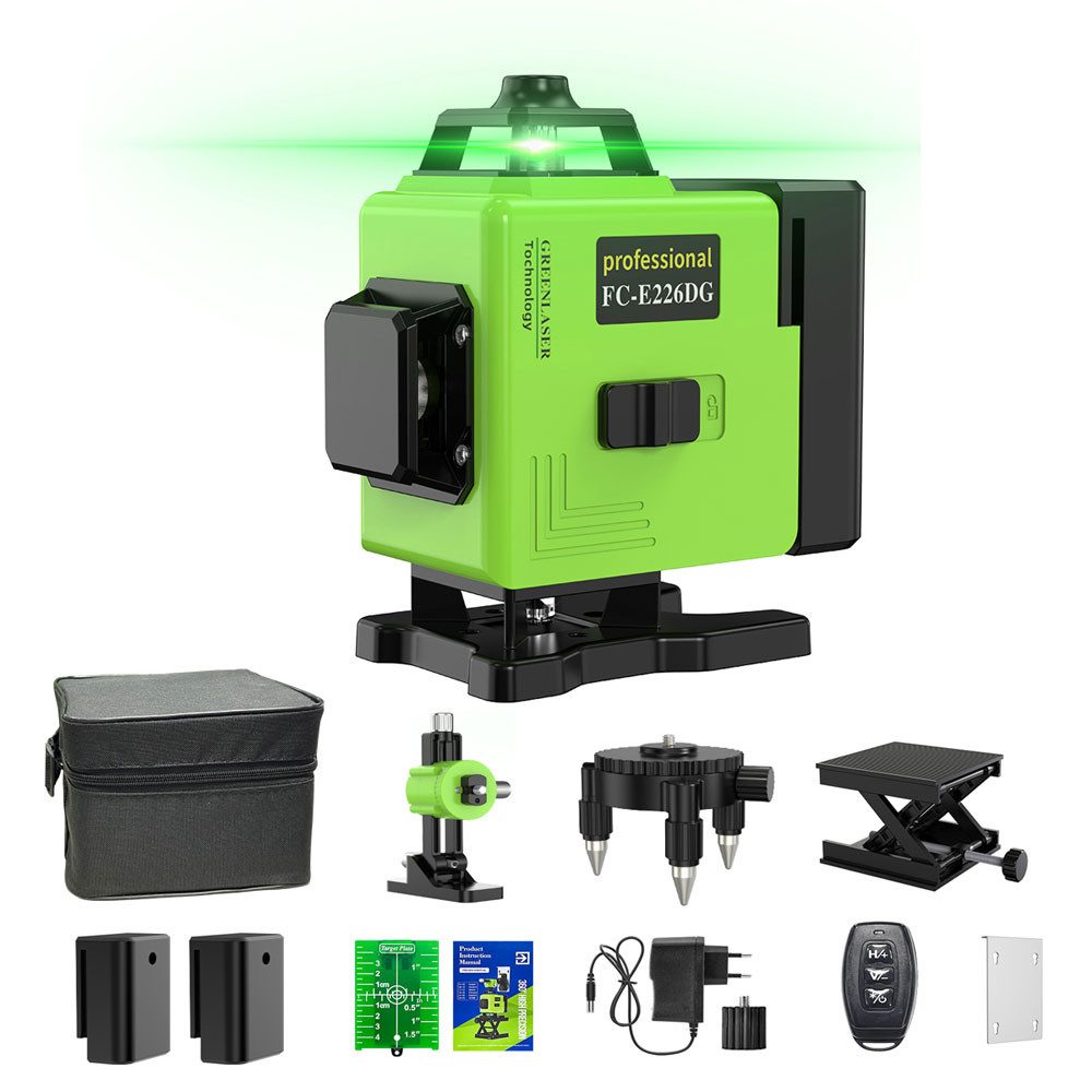 AeroAxis Wasserwaage Laserwasserwaage Selbstnivellierend, 4D 16 Linien, 4x3 günstig online kaufen