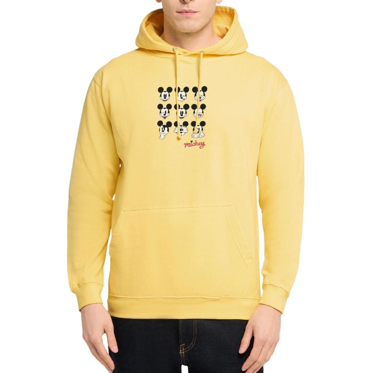 Spreadshirt Hoodie Mickey & Minnie Mickey Mouse Gesichtsausdrücke Unisex Hoodie (1-tlg)