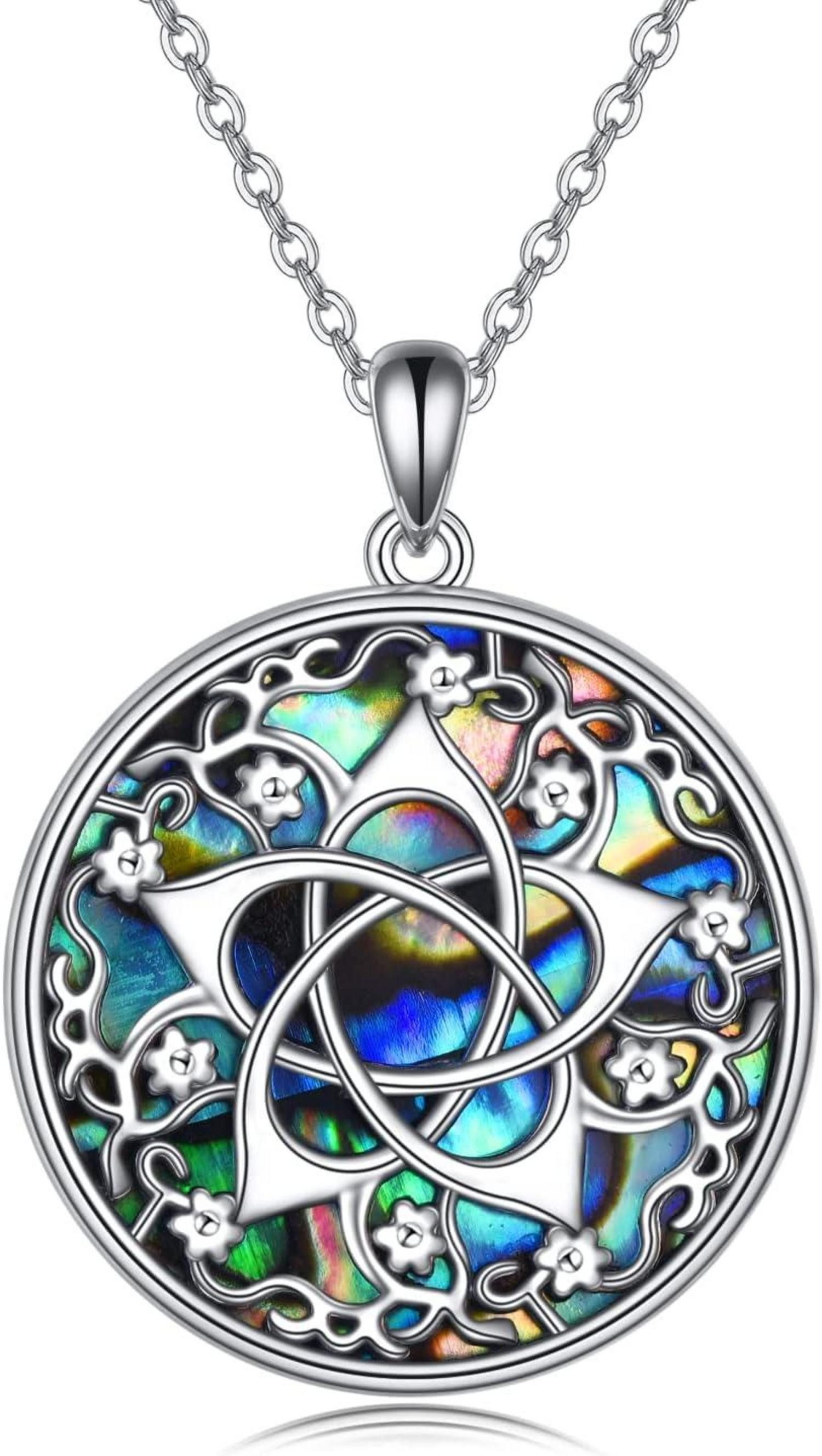 LuxusKollektion Kette und Anhänger Set Pentagramm günstig online kaufen