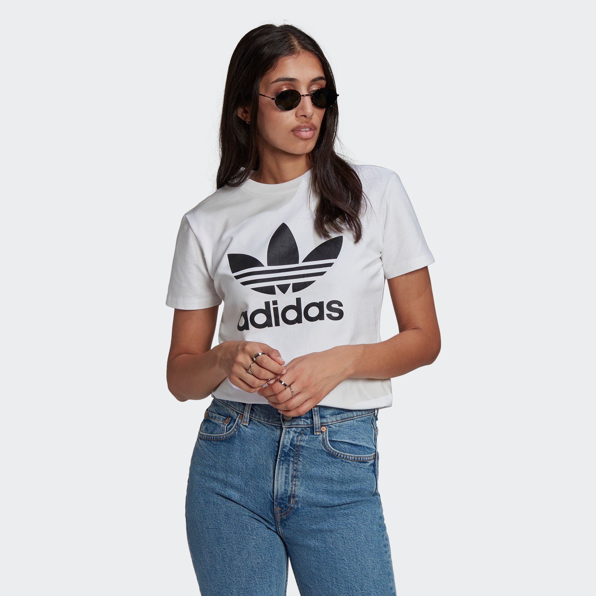 adidas Originals T-Shirt TREFOIL ADICOLOR CLASSICS WHITE