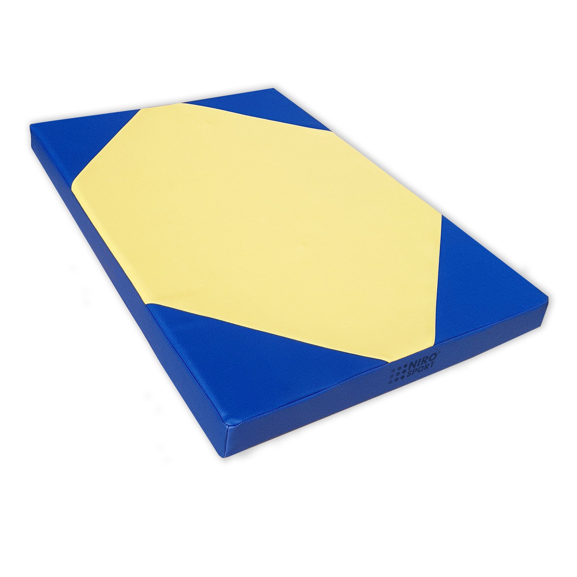 Made-in-Germany cm Gelb Weichbodenmatte x 70 1er-Pack), Gymnastikmatte Turnmatte NiroSport 100 x (einzeln, Turnmatte 8 Schutzmatte