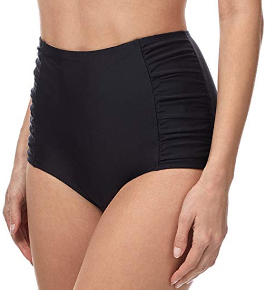 Badekönig Highwaist-Bikini-Hose Schwarz günstig online kaufen