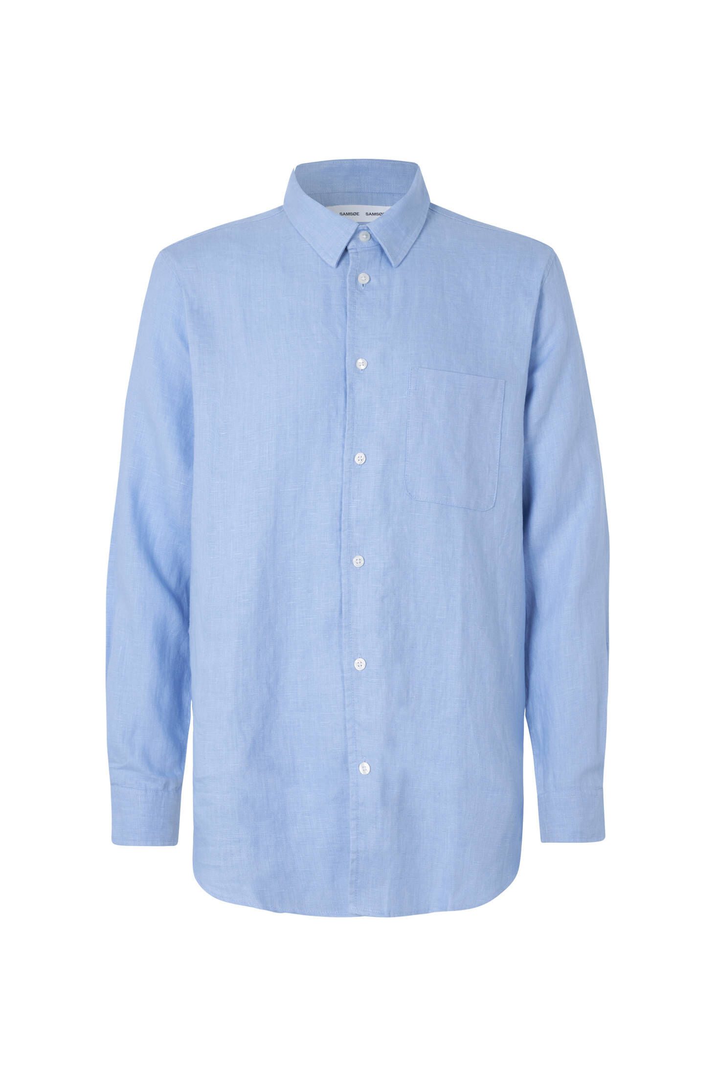 Samsoe & Samsoe Langarmhemd Herren Leinenhemd LIAM NF (1-tlg)