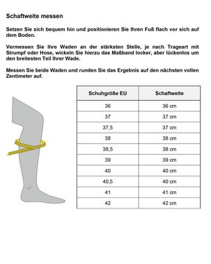Caprice Stiefel, Blockabsatz, Langschaft-Stiefel in Reiteroptik